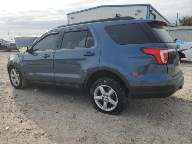 1FM5K8B87KGA47453 - 2019 FORD EXPLORER BLUE photo 2