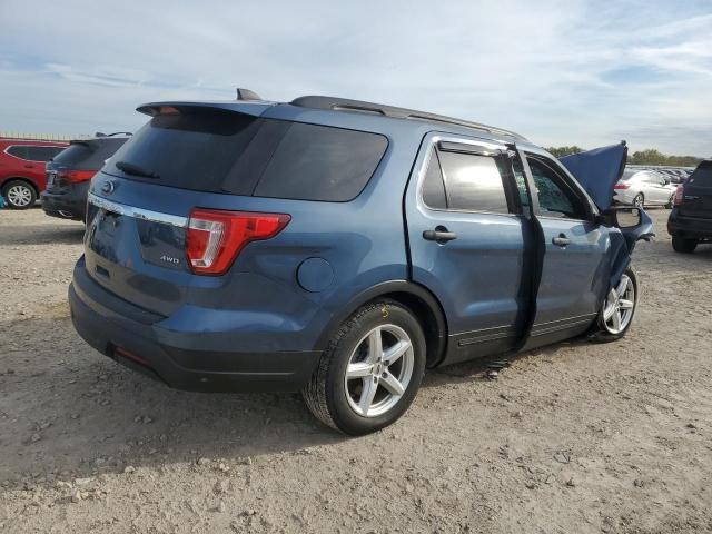 1FM5K8B87KGA47453 - 2019 FORD EXPLORER BLUE photo 3