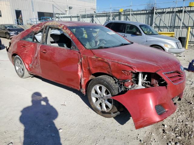 4T4BF3EKXBR194679 - 2011 TOYOTA CAMRY BASE RED photo 4