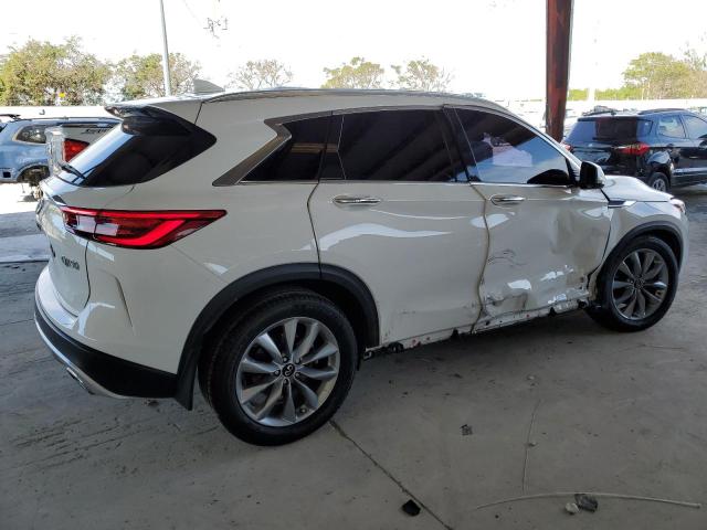 3PCAJ5BA7MF126397 - 2021 INFINITI QX50 LUXE WHITE photo 3