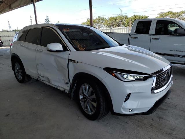 3PCAJ5BA7MF126397 - 2021 INFINITI QX50 LUXE WHITE photo 4