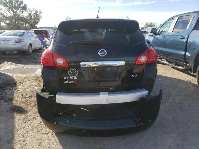 JN8AS5MT7BW182624 - 2011 NISSAN ROGUE S BLACK photo 6