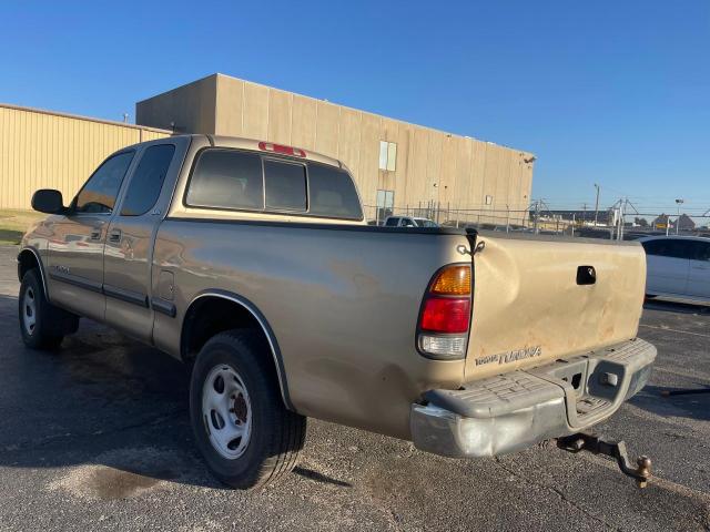 5TBRN34182S233971 - 2002 TOYOTA TUNDRA ACCESS CAB SR5 GOLD photo 3