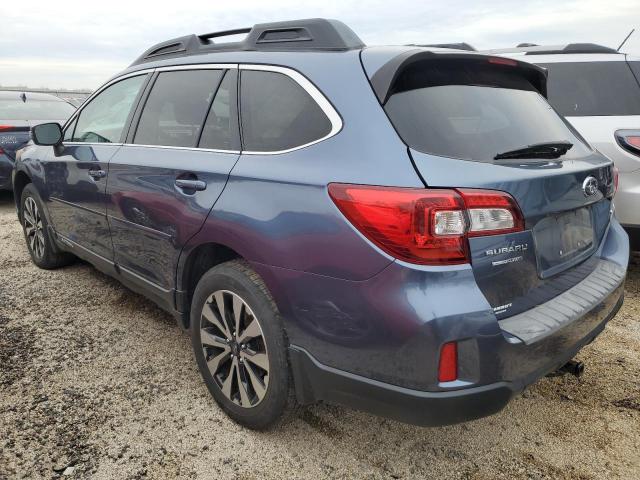 4S4BSANC7F3321905 - 2015 SUBARU OUTBACK 2.5I LIMITED BLUE photo 2