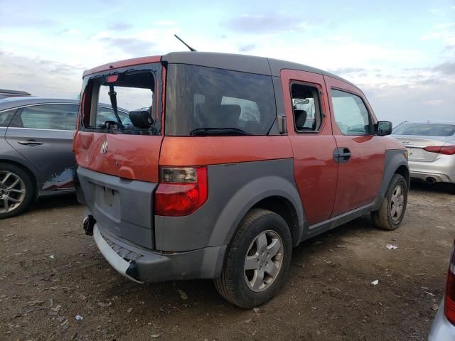 5J6YH28534L016375 - 2004 HONDA ELEMENT EX BURGUNDY photo 3