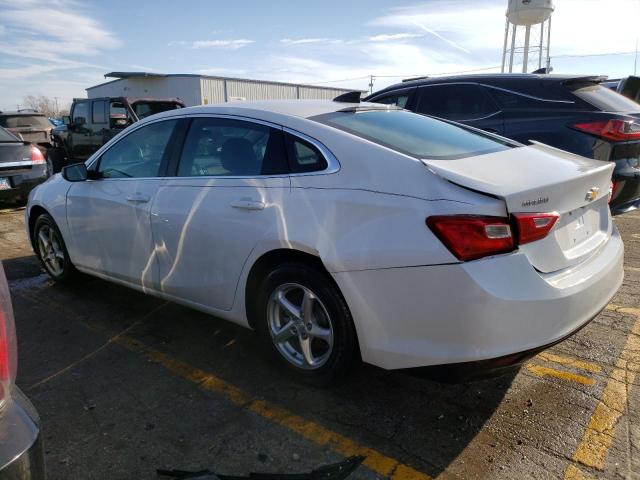 1G1ZB5ST1JF285854 - 2018 CHEVROLET MALIBU LS WHITE photo 2