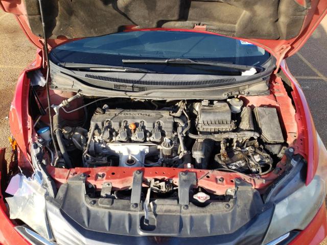 2HGFG3B09FH518957 - 2015 HONDA CIVIC EXL RED photo 11