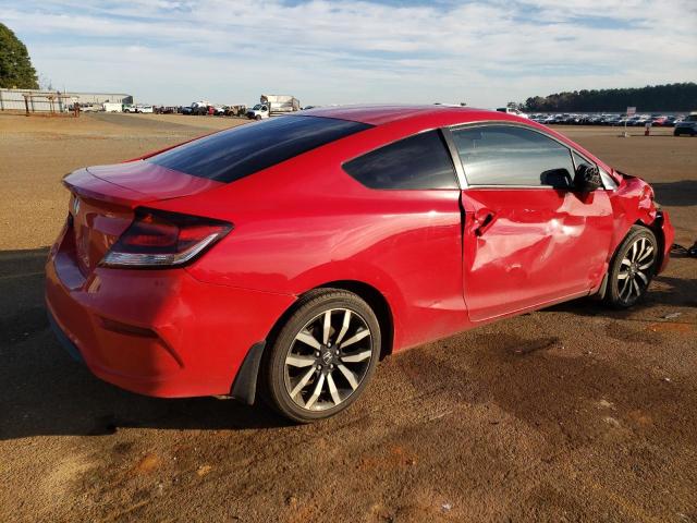 2HGFG3B09FH518957 - 2015 HONDA CIVIC EXL RED photo 3