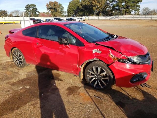 2HGFG3B09FH518957 - 2015 HONDA CIVIC EXL RED photo 4