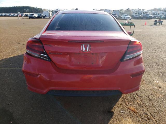 2HGFG3B09FH518957 - 2015 HONDA CIVIC EXL RED photo 6