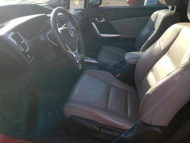 2HGFG3B09FH518957 - 2015 HONDA CIVIC EXL წითელი ფოტო 7