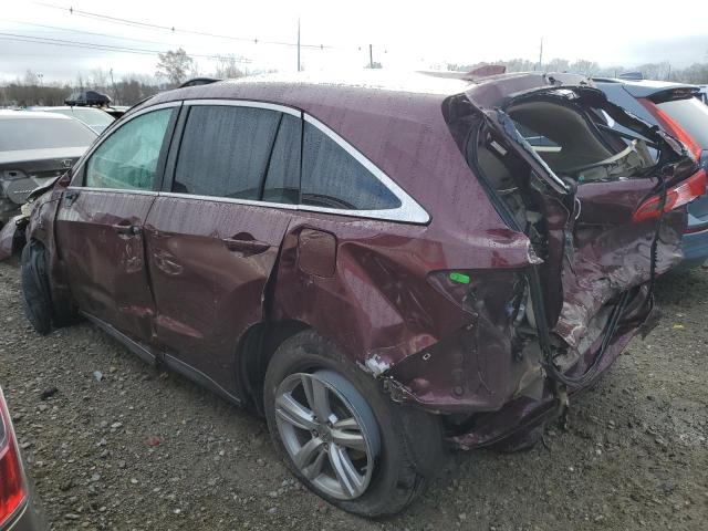 5J8TB4H31EL010315 - 2014 ACURA RDX BURGUNDY photo 2