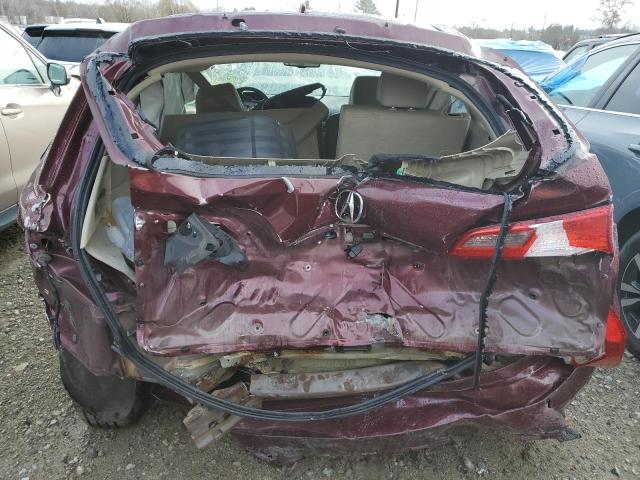 5J8TB4H31EL010315 - 2014 ACURA RDX BURGUNDY photo 6