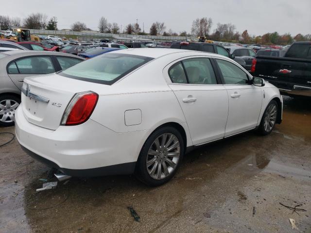 1LNHL9DR1BG604413 - 2011 LINCOLN MKS WHITE photo 3