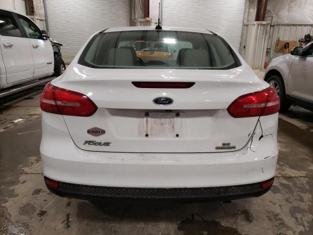 1FADP3F22FL234340 - 2015 FORD FOCUS SE WHITE photo 6