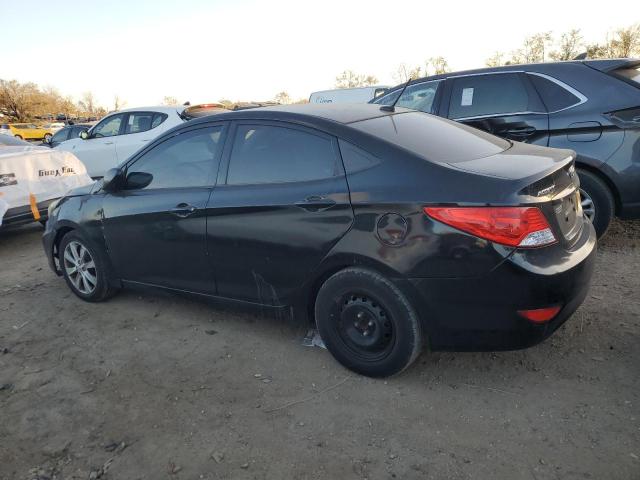 KMHCU4AE8CU096892 - 2012 HYUNDAI ACCENT GLS BLACK photo 2