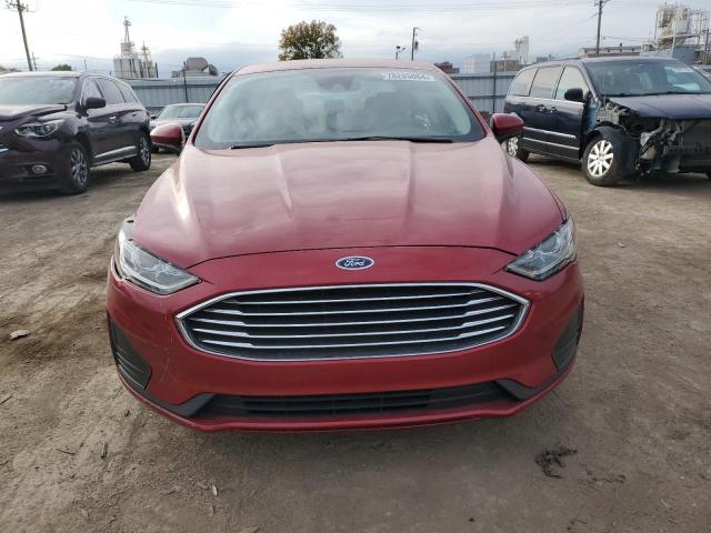 3FA6P0HD9LR179081 - 2020 FORD FUSION SE RED photo 5