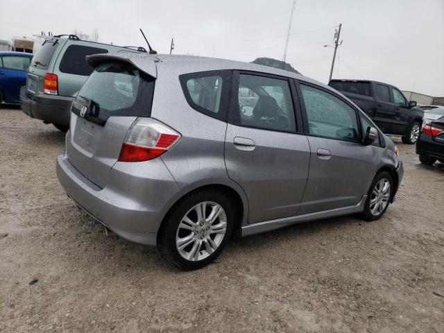 JHMGE884X9S027051 - 2009 HONDA FIT SPORT SILVER photo 3