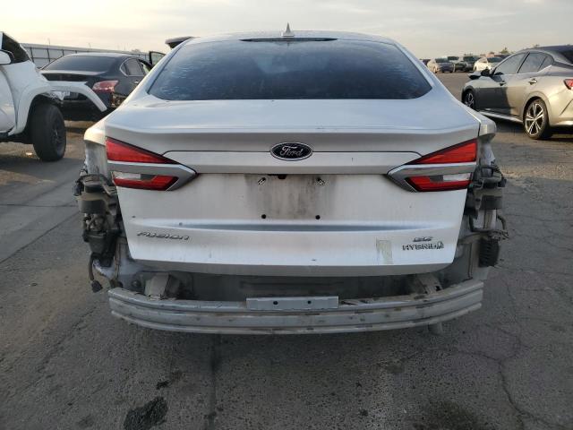 3FA6P0LU5KR182663 - 2019 FORD FUSION SE SILVER photo 6