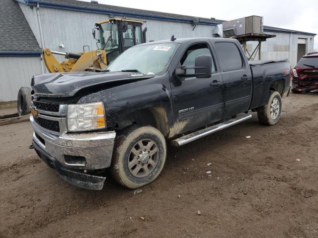 1GC1KXC85DF125684 - 2013 CHEVROLET SILVERADO K2500 HEAVY DUTY LT BLACK photo 1