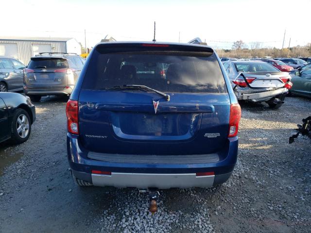 2CKDL33F386320273 - 2008 PONTIAC TORRENT BLUE photo 6