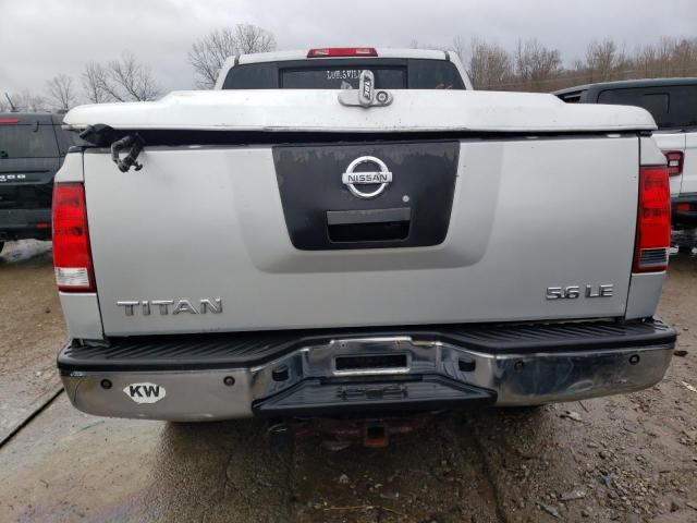 1N6BA07B96N553106 - 2006 NISSAN TITAN XE SILVER photo 6