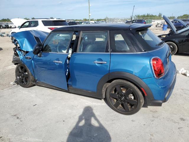 WMW53DK04P2S65923 - 2023 MINI COOPER S BLUE photo 2