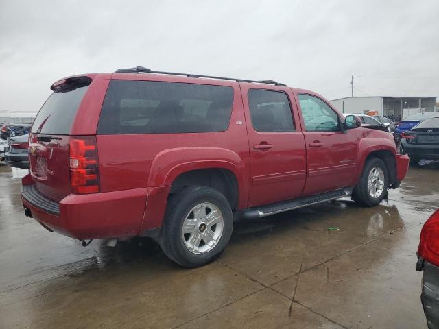 1GNSKJE70ER187880 - 2014 CHEVROLET SUBURBAN K1500 LT RED photo 3