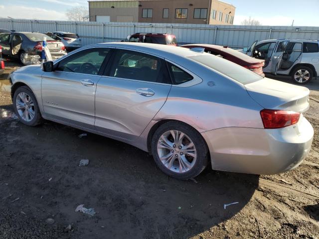 1G1125S34FU110868 - 2015 CHEVROLET IMPALA LT SILVER photo 2