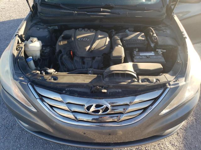 5NPEC4AC6DH577606 - 2013 HYUNDAI SONATA SE GRAY photo 11