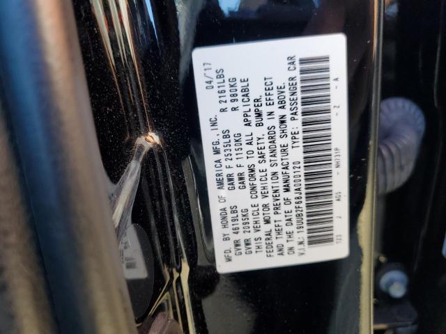 19UUB2F68JA000120 - 2018 ACURA TLX TECH+A BLACK photo 12