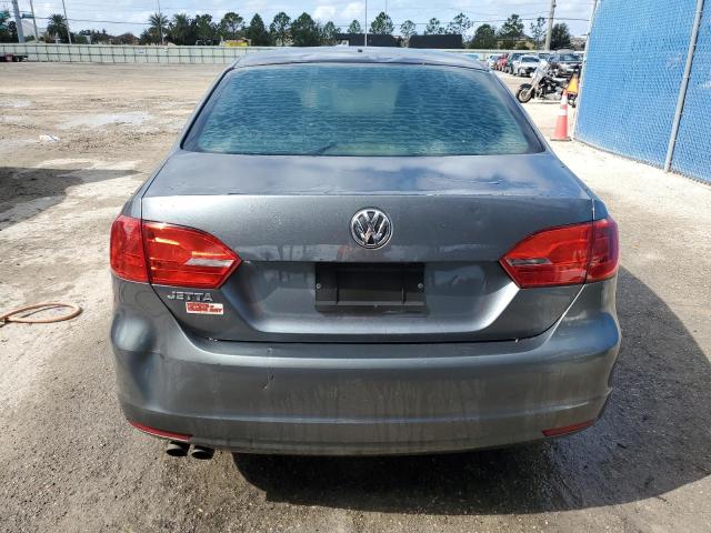 3VW2K7AJXEM223991 - 2014 VOLKSWAGEN JETTA BASE GRAY photo 6