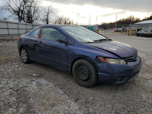 2HGFG12698H566678 - 2008 HONDA CIVIC LX BLUE photo 4