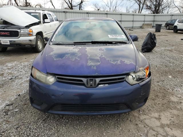 2HGFG12698H566678 - 2008 HONDA CIVIC LX BLUE photo 5