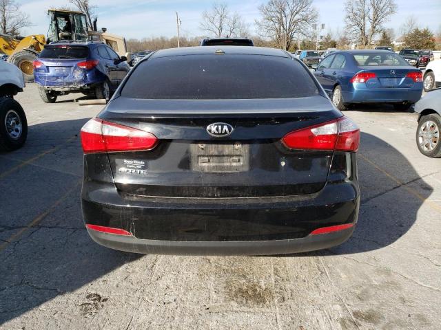 KNAFK4A61F5343620 - 2015 KIA FORTE LX BLACK photo 6