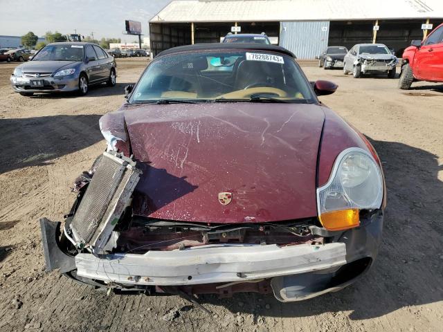 WP0CA2984YU621048 - 2000 PORSCHE BOXSTER MAROON photo 5