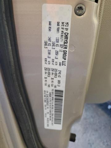 2C4RC1BG4DR556452 - 2013 CHRYSLER TOWN & COU TOURING GOLD photo 13