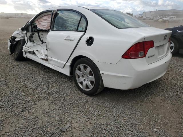 1HGFA16516L055176 - 2006 HONDA CIVIC LX WHITE photo 2