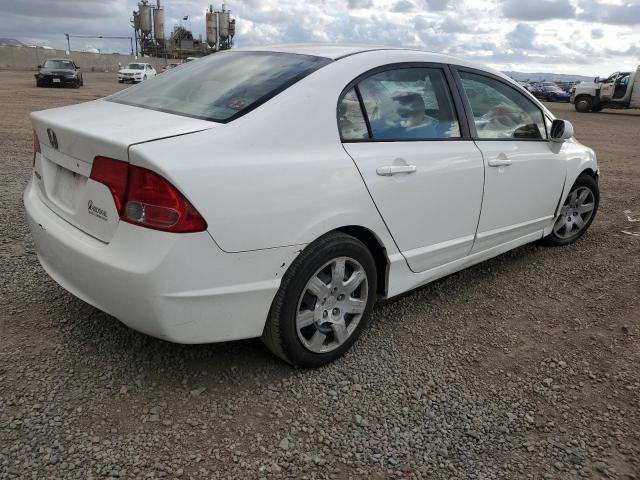 1HGFA16516L055176 - 2006 HONDA CIVIC LX WHITE photo 3