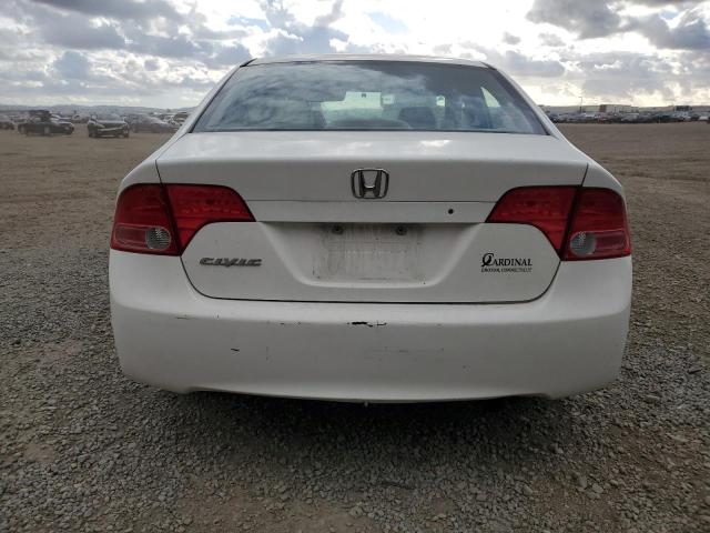 1HGFA16516L055176 - 2006 HONDA CIVIC LX WHITE photo 6