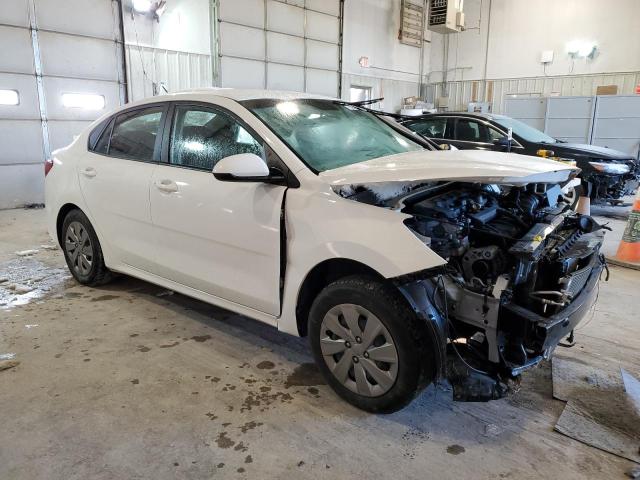 3KPA24AD5LE343678 - 2020 KIA RIO LX WHITE photo 4