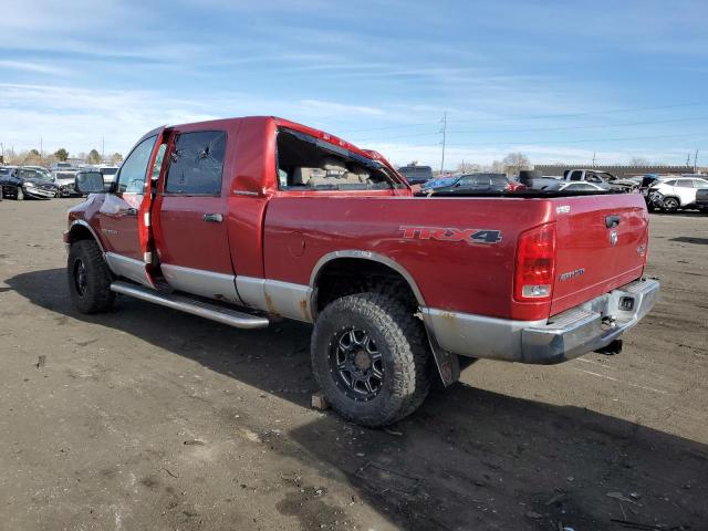 3D7KS29DX6G182806 - 2006 DODGE RAM 2500 MAROON photo 2