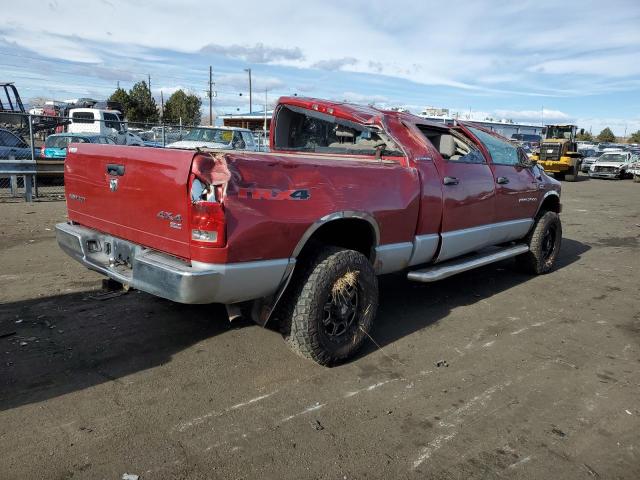 3D7KS29DX6G182806 - 2006 DODGE RAM 2500 MAROON photo 3