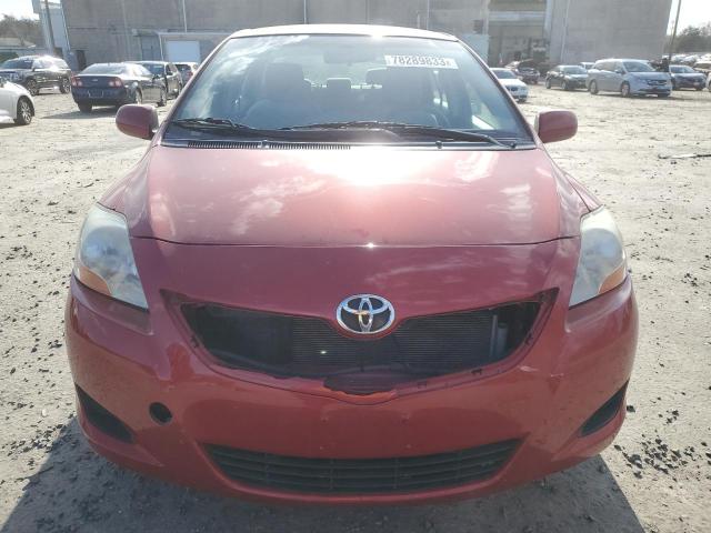 JTDBT903491315440 - 2009 TOYOTA YARIS RED photo 5