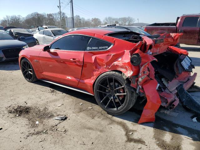 1FA6P8CF8F5412673 - 2015 FORD MUSTANG GT RED photo 2