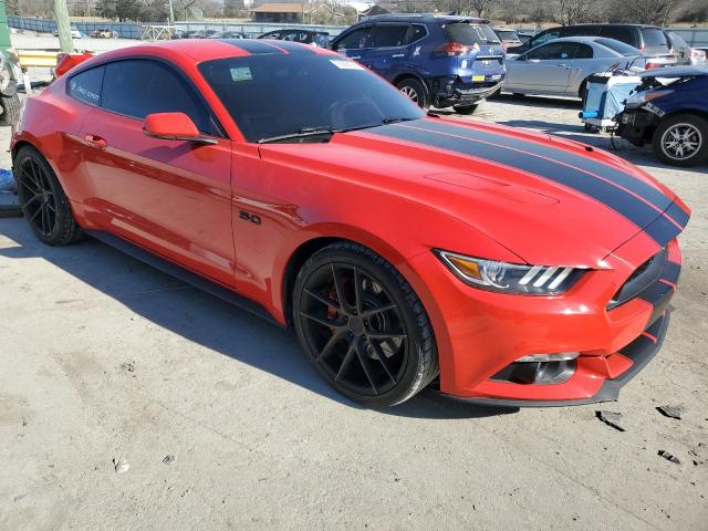 1FA6P8CF8F5412673 - 2015 FORD MUSTANG GT RED photo 4