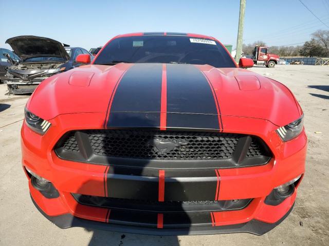 1FA6P8CF8F5412673 - 2015 FORD MUSTANG GT RED photo 5