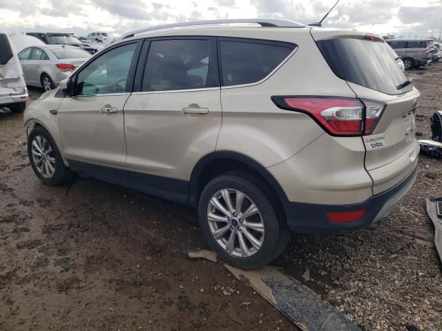 1FMCU0JD8HUD06138 - 2017 FORD ESCAPE TITANIUM BEIGE photo 2