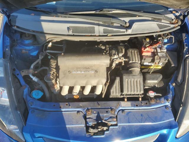 JHMGD38617S050951 - 2007 HONDA FIT S ლურჯი ფოტო 11