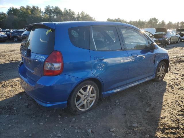 JHMGD38617S050951 - 2007 HONDA FIT S ლურჯი ფოტო 3
